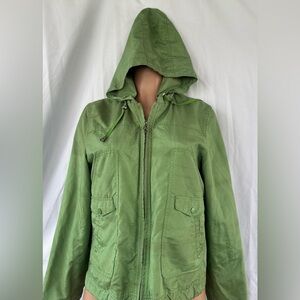 Big Chill Olive Utility Jacket with Hood